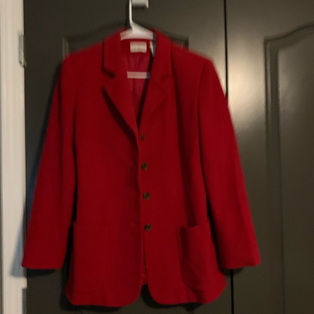 Red jacket